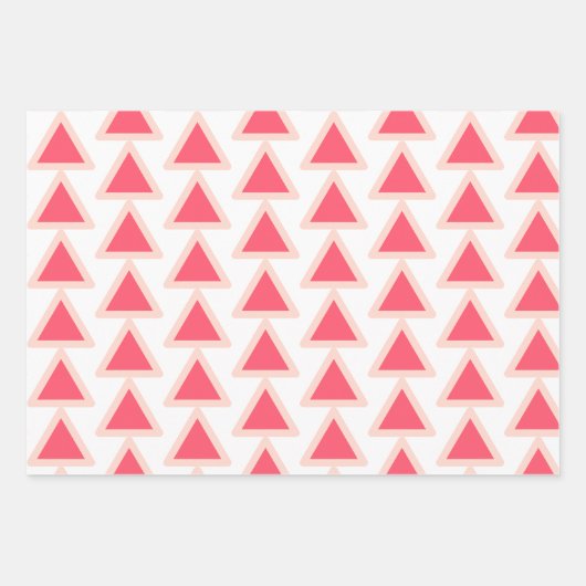 幾何学中世紀カラフル半ファンキー期 ラッピングペーパーシート (正面2)