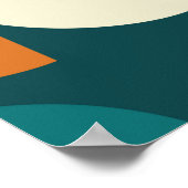 幾何学中世紀シームレモダンスパターン – 60 ポスター (角)