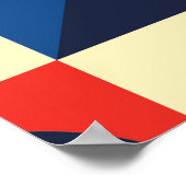 幾何学中世紀シームレモダンスパターン – 60 ポスター (角)