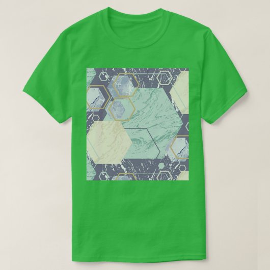 幾何学中世紀パタモダンーン Tシャツ (デザイン正面)