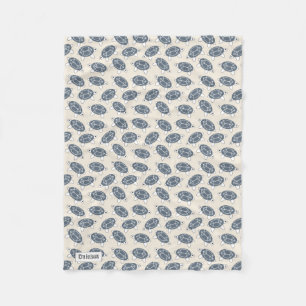 幾何学亀の毛布 フリースブランケット