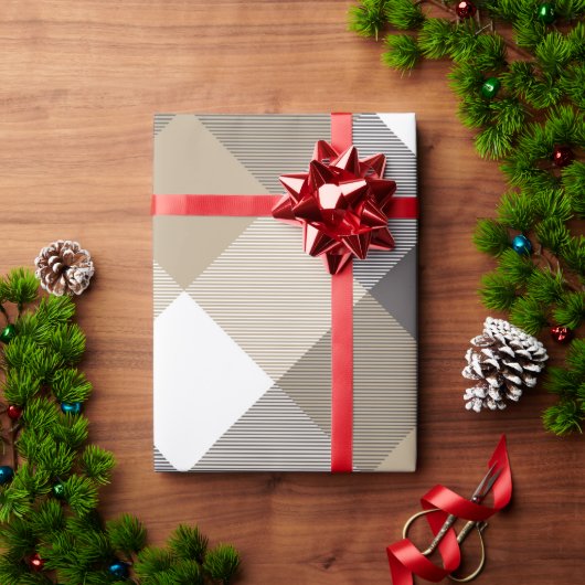 幾何学二乗抽象化2 ラッピングペーパー (クリスマスギフト)