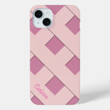 幾何学交差パステルピンク線（名前あり）