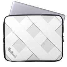 幾何学交差パステルホワイトライン（名前あり）