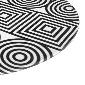 幾何学円と正方形 カッティングボード (角)