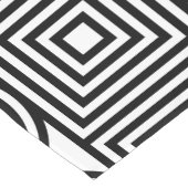 幾何学円と正方形 ショートテーブルランナー (コーナー)