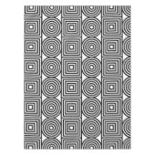 幾何学円と正方形 テーブルクロス (正面)