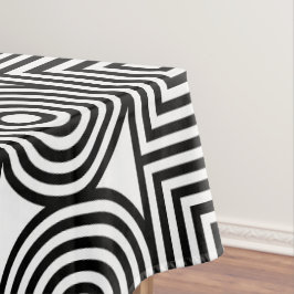 幾何学円と正方形 テーブルクロス