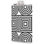 幾何学円と正方形 フラスク (左)