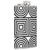 幾何学円と正方形 フラスク (右)