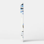 幾何学円の背景:テクスグランジチャ。 Case-Mate iPhoneケース (裏面 / 右)