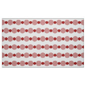 幾何学円の赤と白 ファブリック (ファットクウォーター)