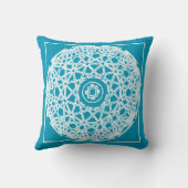 幾何学円は任意の色カスタム枕を選択 クッション (裏面)