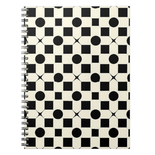 ⚫ 幾何学円デザインの勉強と仕事 ノートブック (正面)