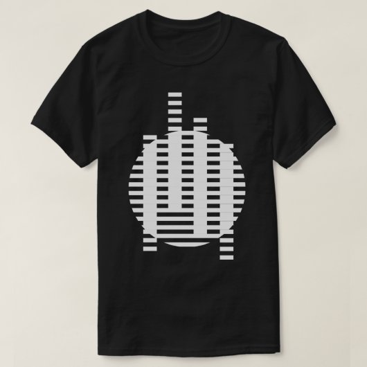 幾何学円デザイン Tシャツ (デザイン正面)