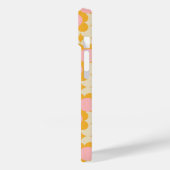 幾何学円ミッドセンチュリーフラワーパターン Case-Mate iPhoneケース (裏面 / 左)