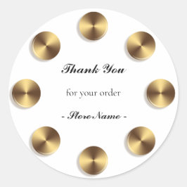 幾何学円モダンデザイン ラウンドシール