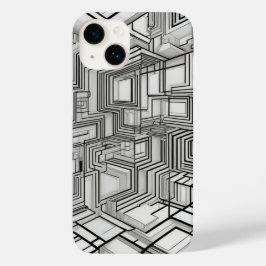 幾何学円ラインアート Case-Mate iPhone 14ケース