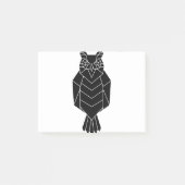 幾何学動物フクロウ ポストイット (正面)