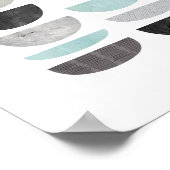 幾何学北欧抽象芸術モダンアートプリント ポスター (角)