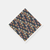 幾何学半円パターン スタンダードカクテルナプキン (角)