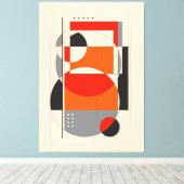 幾何学図形3 |幾何学模様 キャンバスプリント (インサイチュ (ウッドフロア))