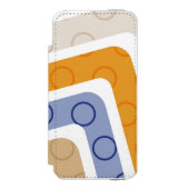 幾何学図形 6 INCIPIO iPhoneウォレットケース (フォリオ 正面)