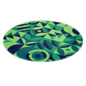 幾何学壁画：モダンヴィンテージデザイン。 カッティングボード (角)