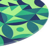 幾何学壁画：モダンヴィンテージデザイン。 カッティングボード (角)