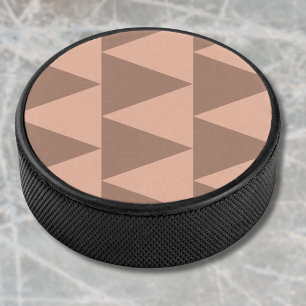 幾何学大きな三角形モチャムースほこりっぽいピンク アイスホッケーパック