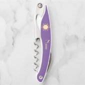 幾何学太陽の円サンダー_コーブ ソムリエナイフ (正面)