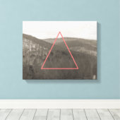 幾何学山脈 キャンバスプリント (インサイチュ (ウッドフロア))