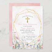 幾何学山花最初の聖域 招待状 (正面/裏面)