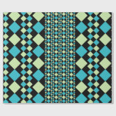 幾何学平方形 ラッピングペーパー (フラット)