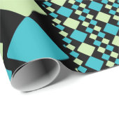 幾何学平方形 ラッピングペーパー (ロールコーナー)