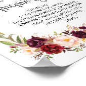 幾何学愛モダン記憶のメモリアルシンボルや象徴 ポスター (角)