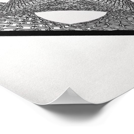 幾何学曼荼羅 ポスター (角)