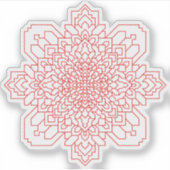 幾何学曼荼羅#11 シール (正面)