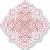 幾何学曼荼羅#14 シール (正面)