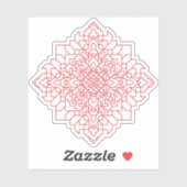 幾何学曼荼羅#14 シール (シート)