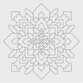 幾何学曼荼羅#1 シール (正面)