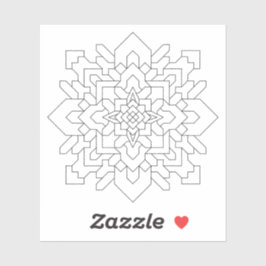 幾何学曼荼羅#1 シール