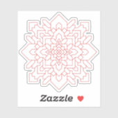 幾何学曼荼羅#1 シール (シート)