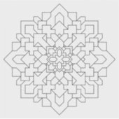 幾何学曼荼羅#3 シール (正面)