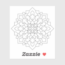 幾何学曼荼羅#3 シール