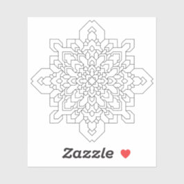 幾何学曼荼羅#4 シール