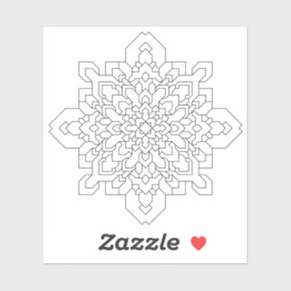 幾何学曼荼羅#4 シール