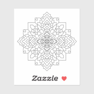 幾何学曼荼羅#7 シール