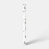 幾何学木地線の横パターン SAMSUNG GALAXYケース (左側面)