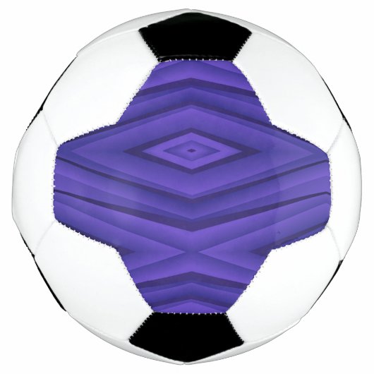幾何学模様が特徴的なサッカーボール サッカーボール (正面)